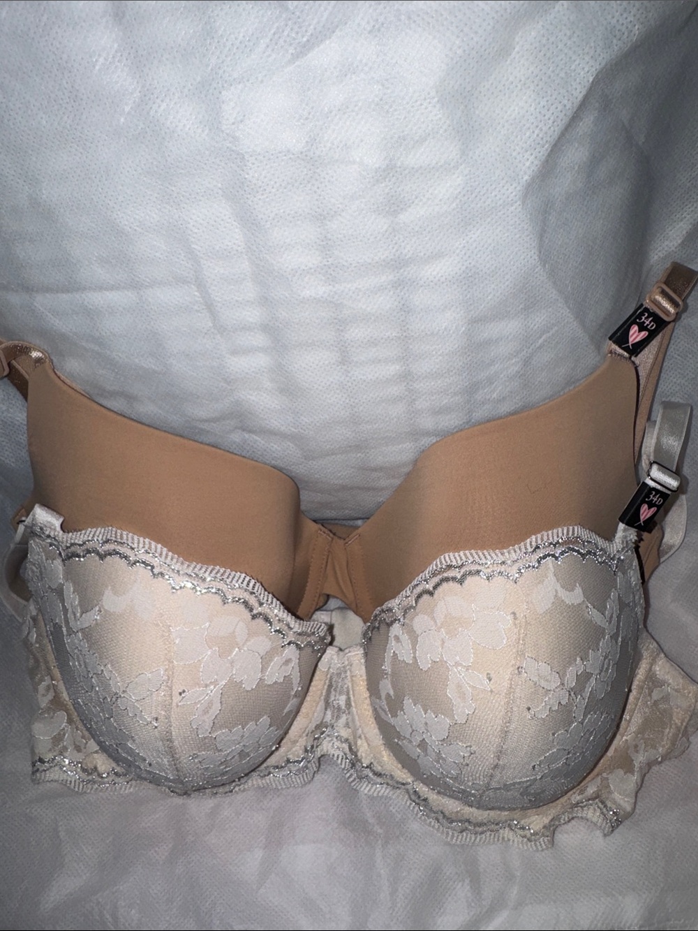 Lace-Overlay Push-Up Victoria’s Secret Bras size34D New